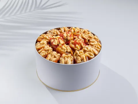 علبة  خلاص بالجوز الفاخر